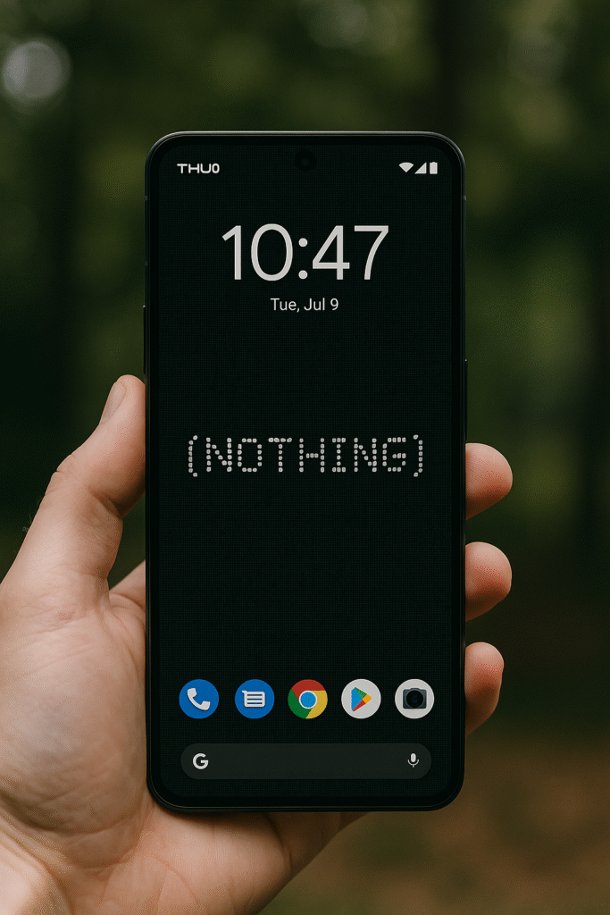 Nothing Phone 3 software
