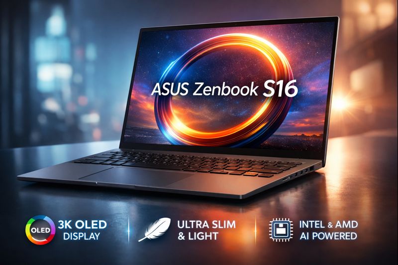 ASUS Zenbook S16 — Full Review, Specifications & Buyer’s Guide