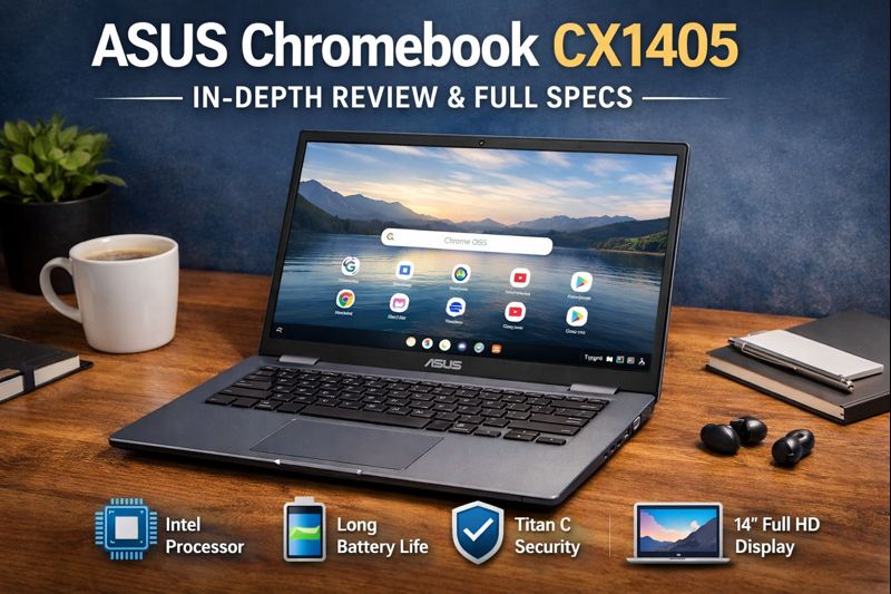 ASUS Chromebook CX1405 – Detailed Review and Full Specifications