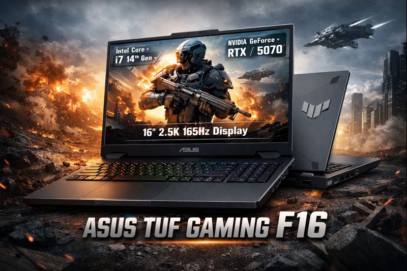 ASUS TUF Gaming F16 Review (2025): Monster processor Intel