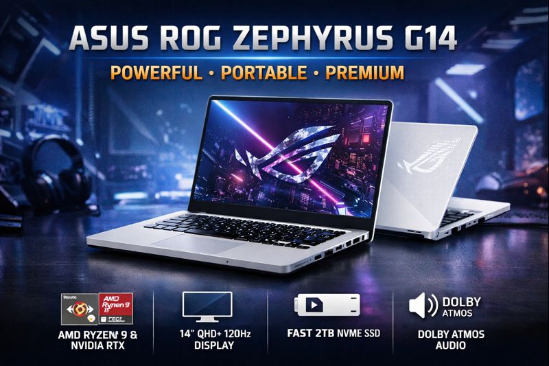 ASUS ROG Zephyrus G14 – Complete Review, Specifications, Performance & Buying Guide