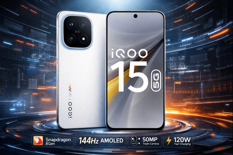 iQOO 15: 144Hz Amoled Display with 120W Fast Charger and 7000 Mah Battery